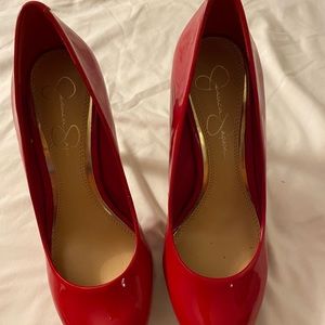 Red Shoes Jessica Simpson